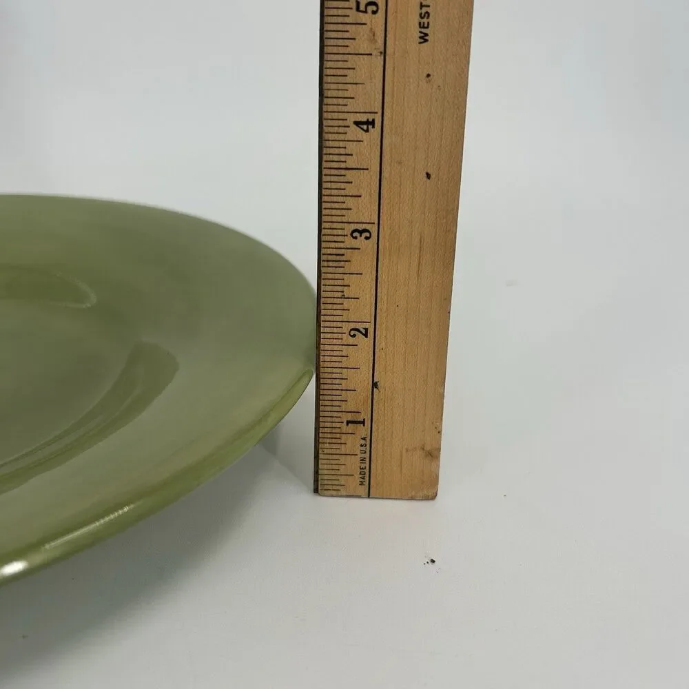 Pottery Barn SAUSALITO SAGE GREEN Large Rim Soup bowl 10 1/4